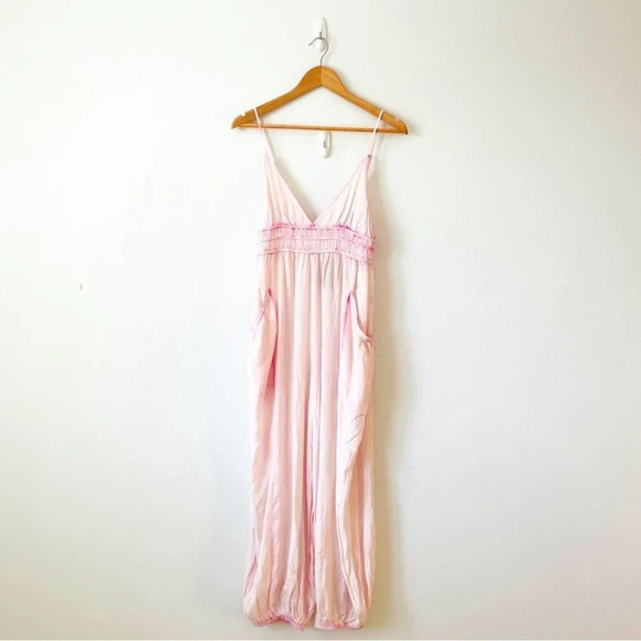 Urban Outfitters UO Out From Under Hollis Jumpsuit Pink Tie Dye NWT Size Medium - Picture 5 of 10